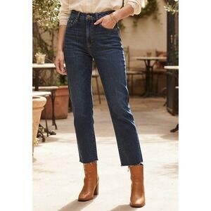VTG West Coast Choppers Jeans Women's 29 High Rise Blue Cotton Straight Raw Hem
